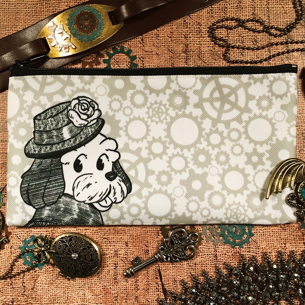 Clockwork Adventures TinyDog Pencil Pouch