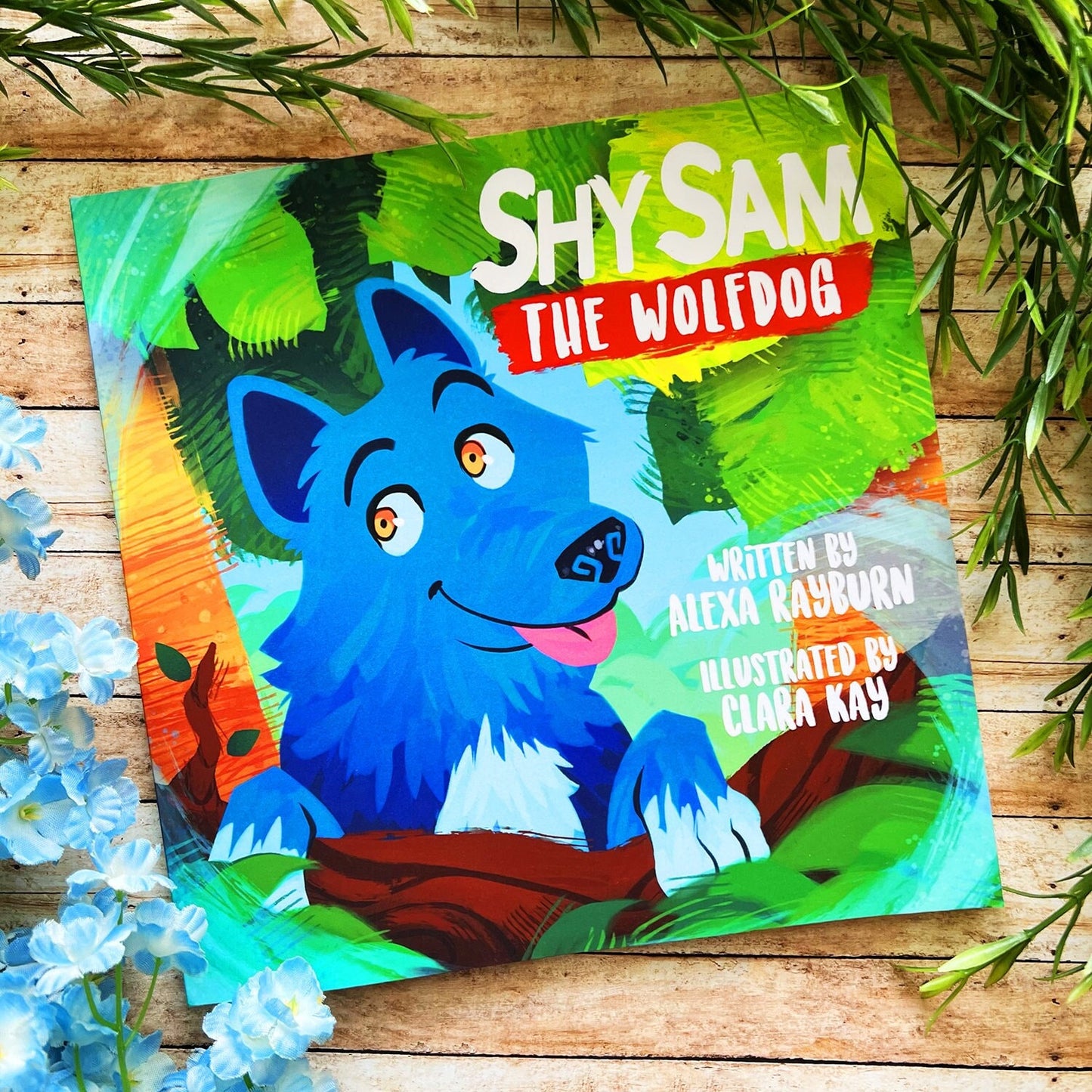 PET PICTURE BOOK: Shy Sam the Wolfdog