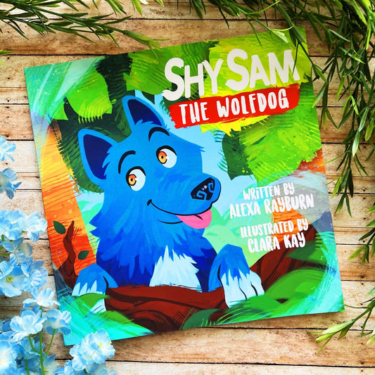 Shy Sam the Wolfdog (Softcover Edition)